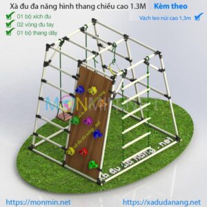 xà đu đa năng cho bé bộ cao 1.3m