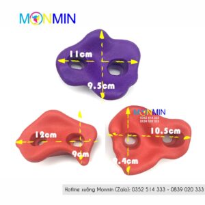 Mấu leo núi trẻ em Monmin gắn tương trong nhà, ngoài trời